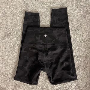 Lululemon Wunder Under Camo Leggings
